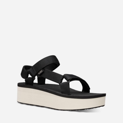 Dámské Sandály Teva Flatform Universal Černé / Béžový - CZ393696